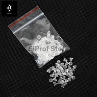 100 pcs Karet Belakang Pantat Anting Tusuk Earrings Backs Karet Giwang