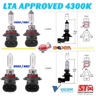 LTA APPROVED 4300k - 9005/ HB3 - 9006/ HB4 - Inspection passed- toyota - nissan - Chevrolet etc