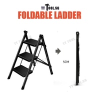 【A TOOL】❇ 【YSY】Step Ladder 2 And 3 Steps Black Foldable Step NjYw