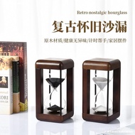 Minute Gift Nordic Hourglass Girlfriend Home Furnishing 30 Creative Decorations Solid Wood Timer Men