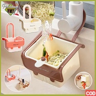 Kitchen Sink Strainer Basket Kitchen Oil Strainer Food Waste Strainer Multifunctional Hanging Storag