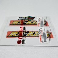 TERBARU STICKER EMBLEM TUTUP AKI RX KING YAMAHA ORIGINAL 2001 2002