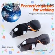 SIMPLESHOP Welding Welder Goggles, Grey Black Dustproof Safety Goggles, Scratch Goggles Windproof Ey