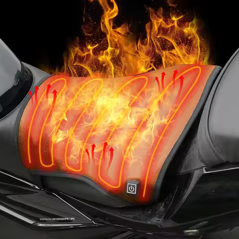 12V Heated Motorcycle Seat Cushion Universal For ATV Raptor 700 For R1200GS F800GS MT07 MT09 Winter 