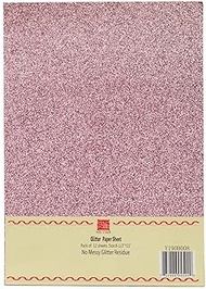 YZH Crafts Glitter Cardstock Paper,No-Shed Shimmer Glitter Paper, 12 Sheets, 8 Inch X 12 Inch, A4 Si