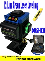 5 Lines 6 Point Green Touch Mode Adjustable Laser Leveling 360 Darjah DASHEN Indoor Outdoor Self Lev