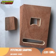 8 inch array line box cut, 8 inch middle box, 15mm mid box