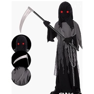 Dark God of Death Sickle Monster Costume Halloween Party Stage Performance Horror Ghost Jumpsuit Pro