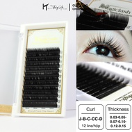 Mink Eyelashes Mix Box Size 9-14mm, Thickness 0.03-0.05-0.07-0.10-0.12-0.15, Curved J-B-C-CC-D-U-LD-