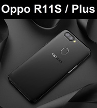 ★ Oppo R11S / R11S Plus Transparent Crystal Clear Case Casing Cover Tempered Glass Screen Protector