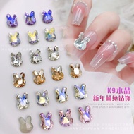 K9 Bunny Pointed Bottom Rhinestones 5 Pieces In A Set Super Flashing Diamonds High-End Crystal Speci
