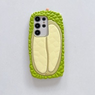 Funny 3D Delicious Durian Phone Case For OPPO Reno 12 11 10 8 7 A57 A17 A16 A54 A93 A74 A94 A92 A52 