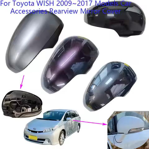 For Toyota WISH 2009~2017 Models Car Accessories Rearview Mirror Cover
