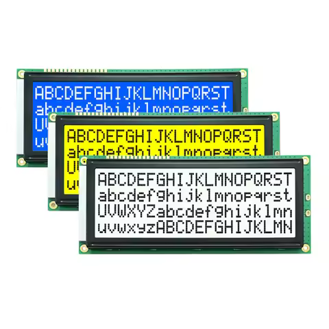 LCD 2004B Display Module 20x4 Large Character LCD Screen Display 20X04 5.0V or 3.3V Power Supply ST7