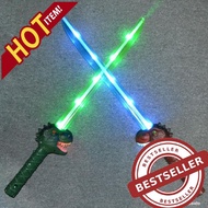 Dinosaur light saber Super Light Sword with sound Effect [ Ready Stock Shipping Ready ] murah