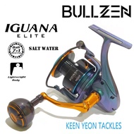 BULLZEN IGUANA ELITE SW/ MINI IGUANA MAX SW FISHING REEL (SPINNING)