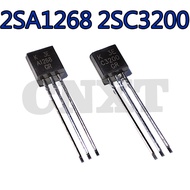 20~100PCS A1268 2SA1268 PNP C3200 2SC3200 NPN In-Line TO-92 Power Triode Transistor