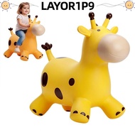 LAYOR1P9 Giraffe Bouncy Horse, Rubber Thickened Animals Jumping Toys, Creative Inflatable Sturdy Ant