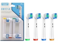 4 Pcs Replacement Toothbrush Heads Compatible with Oral-B Braun, Professional Electric Brush Heads f