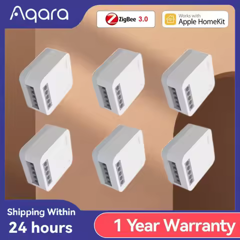 Aqara Single Channel Control Module T1 Zigbee 3.0 Wireless Relay Controller 1 Channel No Neutral Rem