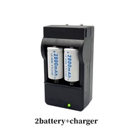 2023 NEW CR123A RCR 123 ICR 16340 Battery 2800mAh 3.7V Safety Camera Rechargeable Battery Lithium Io