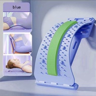 Lumbar Back Massager Stretcher Pillow Spine Posture Back Pain Relieve Stretcher Protector Backbone R