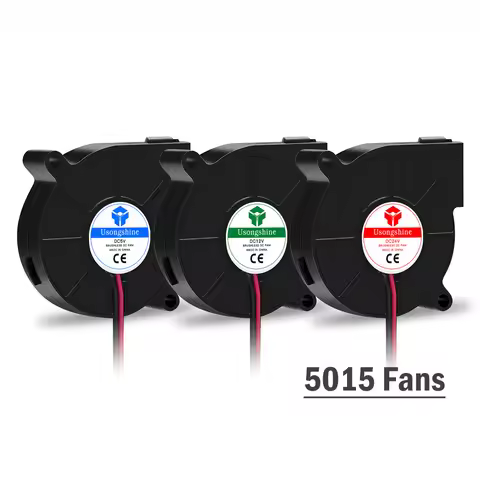 5015/4010/4020 12V&24V Cooling Turbo Fan Brushless 3D Printer Parts 2Pin For Extruder DC Cooler Blow