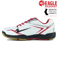 Sepatu Badminton Eagle Radiant Warna Putih Terbaru - Sepatu Bulu Tangkis Eagle