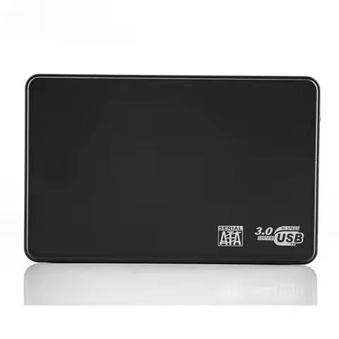 T22 2.5" SATA to USB 3.0 HDD Enclosure - ABS External Hard Drive Case for SSD/HDD with USB 3.0/2.0 C