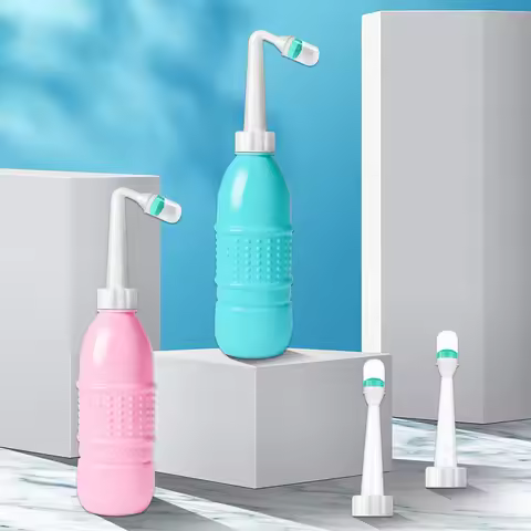 500ml Hand Held Bidet Sprayer Travel Personal Bidet Cleaner Hygiene Bottle Spray Washing Hygiene Noz