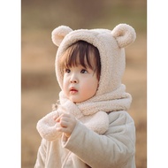 cap woman cap Autumn Winter Scarf One Cute Super Cute Children Hat