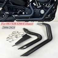 For Harley Sportster 883 exhaust modification motorcycles X48 1200 full exhaust pipe modification 88