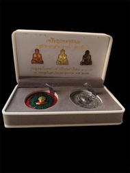 九大聖僧之首  崇笛阿贊多自身 套裝 共5尊牌