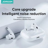 Joyroom JR-T03S Pro TWS Wireless Earbuds ANC Headphones Bluetooth Headphone True Earphone with Portable Charging Case Active Noise Reduction BT 5.0 Stereo Surround Sound Sports Headset Earphones 5 Hours White JR T03S Pro 通用無線藍牙耳機連充電盒收納盒運動無綫降噪環繞立體聲白色