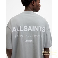 ALL SAINTS   Letter pure cotton short sleeved T-shirt