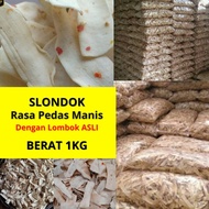 1 kilo slondok mentah/krupuk slondok/slondok magelang
