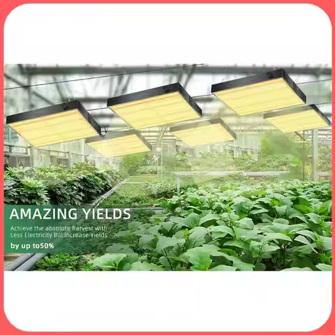 A76I-300W PB3000 LED Grow Light Full Spectrum Withdimmable Silent Fan Forindoor Plants Flower Vegeta