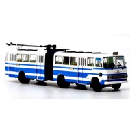 Shanghai Dragon Bus 1: 64 SK561G Hinged Railless Tram Simulation Metal Bus Bus Model