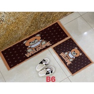 High-quality kitchen carpet set, super thick imported kitchen carpet (40x120 and 40x60)