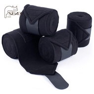 Soft  Horse  Wraps 4pcs Equestrian Leg Bandage Wrap Leg Injury Protective Cover