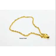 375 GOLD FOOT CHAIN 18K