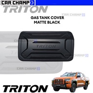 All-New Mitsubishi Triton 2024 Gas Tank Cover Matte Black ( Car Accessories )