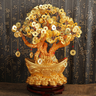 Cây Thỏi Vàng Tài Lộc Rồng Phụng Pha Lê Cây Kim Tiền Đá Thạch Anh Thu Hút Tài Lộc Trang Trí Phong Th