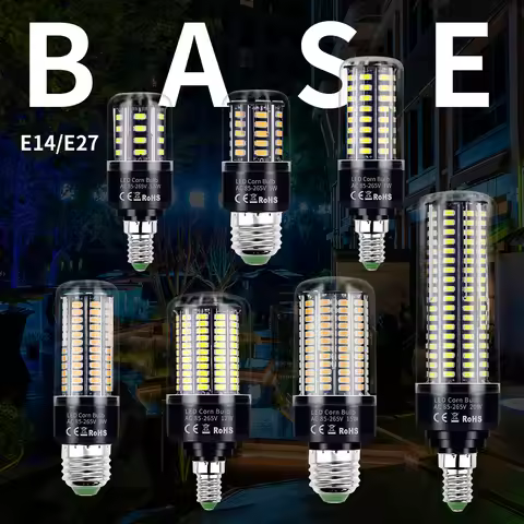 E27 LED Corn Bulb Light 220V LED Lamp Bulb E14 110V 5736 AC85-265V Led Energy saving lights 3.5W 5W 