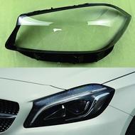 CCF5 สำหรับ-Benz A-Class W176 A180 A200 A260 A45 AMG 2017 2018 ฝาครอบโคมไฟ ฝาครอบโคมไฟหน้า ฝาครอบแก้