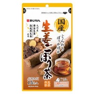 Ajikan Ginger Burdock Root Tea (Made in Japan) 1.2 g × 15 Tea Bags