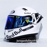 helm full face kyt K2 raider black doff paket ganteng leopard