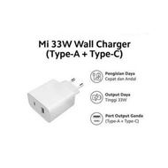 Xiaomi 33W Wall Charger (Type-A + Type-C) Dual Port Fast Charger
