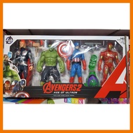 สินค้าขายดี!!! Toyหุ่นโมเดล Avengers 2 Age of Ultron กดที่หน้าอก มีไฟ 4 ตัวในกล่อง ## ของเล่นเด็ก โมเดล โมเดลรถ ของเล่น ของสะสม รถ หุ่นยนต์ ตุ๊กตา โมเดลนักฟุตบอล ฟิกเกอร์ Model