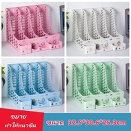 Document Storage Box Bookmark/Document Shelf Large Capacity Can Put A4 4-Compartment Book With Pen S